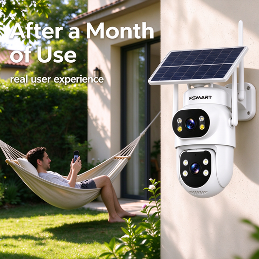 Real User Feedback: How Do Fsmart Solar Surveillance Cameras Perform Outdoors?