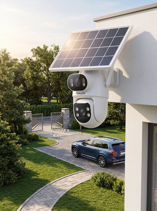 GW-B20 Solar Dual-Lens Security Camera